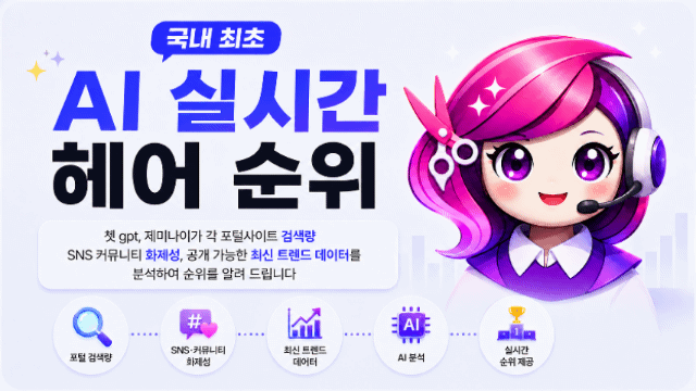 AI 실시간 헤어 순위